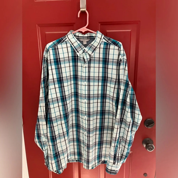 Falls Creek l/s button down plaid size XXL - Picture 1 of 3